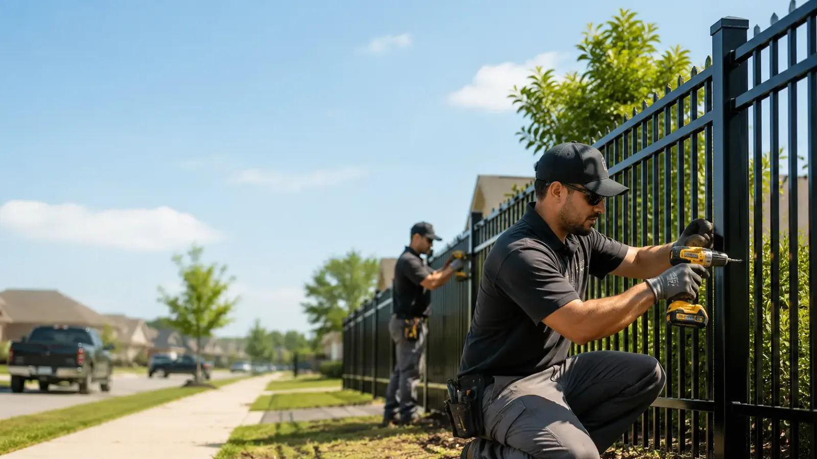Metal Fence Installation in Camden, MI